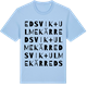 Blue Soul t-shirt med Edsvik+Ulmekärr ordlek t-shirt
