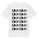 White t-shirt med Edum ordlek t-shirt