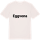 Vintage White t-shirt med Eggvena fetstil t-shirt