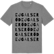 Mid Heather Gray t-shirt med Ejgalseröd ordlek t-shirt
