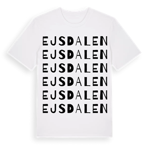 Ejsdalen ordlek t-shirt – ekologisk bomull t-shirt från Pinshirt