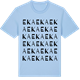 Blue Soul t-shirt med Eka ordlek t-shirt