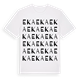 White t-shirt med Eka ordlek t-shirt