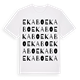 White t-shirt med Ekabo ordlek t-shirt