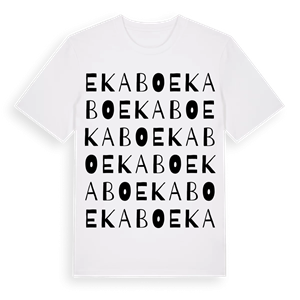 Ekabo ordlek t-shirt – ekologisk bomull t-shirt från Pinshirt