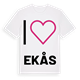 Jag älskar Ekås t-shirt stort tryck
