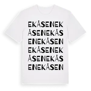 Ekåsen ordlek t-shirt – ekologisk bomull t-shirt från Pinshirt