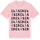 Pink Cotton t-shirt med Ekåsen ordlek t-shirt