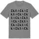 Mid Heather Gray t-shirt med Ekbacka ordlek t-shirt