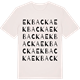 Vintage White t-shirt med Ekbacka ordlek t-shirt