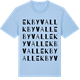Blue Soul t-shirt med Ekbyvall ordlek t-shirt