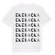 White t-shirt med Ekebacka ordlek t-shirt