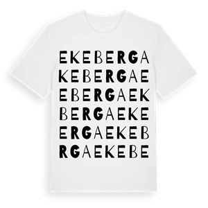 Ekeberga ordlek t-shirt – ekologisk bomull t-shirt från Pinshirt