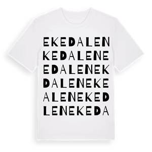 Ekedalen ordlek t-shirt – ekologisk bomull t-shirt från Pinshirt