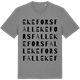 Mid Heather Gray t-shirt med Ekeforsfall ordlek t-shirt