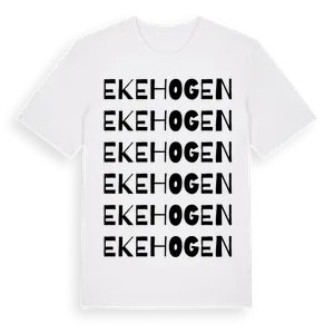 Ekehogen ordlek t-shirt – ekologisk bomull t-shirt från Pinshirt