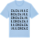 Blue Soul t-shirt med Ekekullen ordlek t-shirt