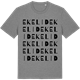 Mid Heather Gray t-shirt med Ekelid ordlek t-shirt