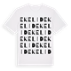 Ekelid ordlek t-shirt
