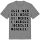 Mid Heather Gray t-shirt med Ekeliden ordlek t-shirt