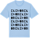 Blue Soul t-shirt med Ekemon ordlek t-shirt