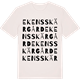 Vintage White t-shirt med Ekens skärgård ordlek t-shirt