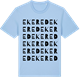 Blue Soul t-shirt med Ekered ordlek t-shirt