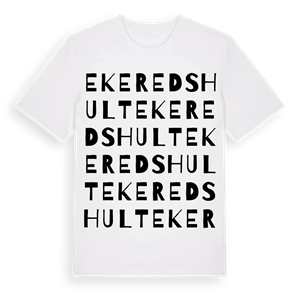 Ekeredshult ordlek t-shirt – ekologisk bomull t-shirt från Pinshirt