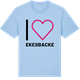 Blue Soul t-shirt med Jag älskar Ekesbacke t-shirt stort tryck