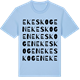 Blue Soul t-shirt med Ekeskogen ordlek t-shirt