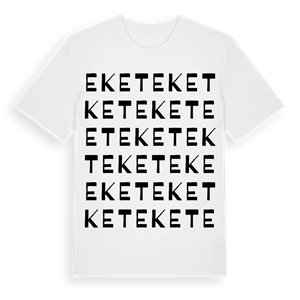 Eket ordlek t-shirt – ekologisk bomull t-shirt från Pinshirt