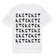White t-shirt med Eket ordlek t-shirt