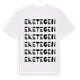 White t-shirt med Eketegen ordlek t-shirt