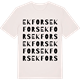 Vintage White t-shirt med Ekfors ordlek t-shirt