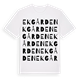 Ekgården ordlek t-shirt