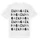 White t-shirt med Ekhaga ordlek t-shirt