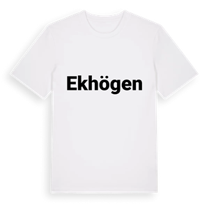Ekhögen fetstil t-shirt – ekologisk bomull t-shirt från PinShirt