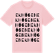 Pink Cotton t-shirt med Ekhögen ordlek t-shirt