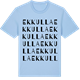 Blue Soul t-shirt med Ekkulla ordlek t-shirt