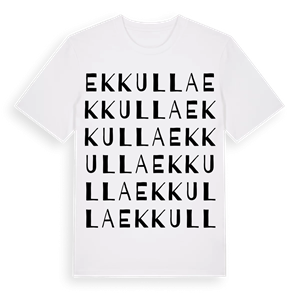 Ekkulla ordlek t-shirt – ekologisk bomull t-shirt från Pinshirt