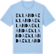 Blue Soul t-shirt med Eklanda ordlek t-shirt