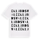 Eklunds vale ordlek t-shirt