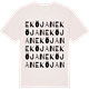 Vintage White t-shirt med Eköjan ordlek t-shirt