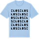 Blue Soul t-shirt med Ekos ordlek t-shirt
