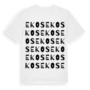 Ekos ordlek t-shirt – ekologisk bomull t-shirt från Pinshirt