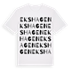 Ekshagen ordlek t-shirt