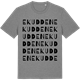 Mid Heather Gray t-shirt med Ekudden ordlek t-shirt