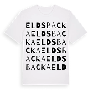 Eldsbacka ordlek t-shirt – ekologisk bomull t-shirt från Pinshirt
