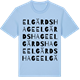 Blue Soul t-shirt med Elgärdshage ordlek t-shirt