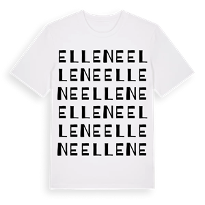 Ellene ordlek t-shirt – ekologisk bomull t-shirt från Pinshirt